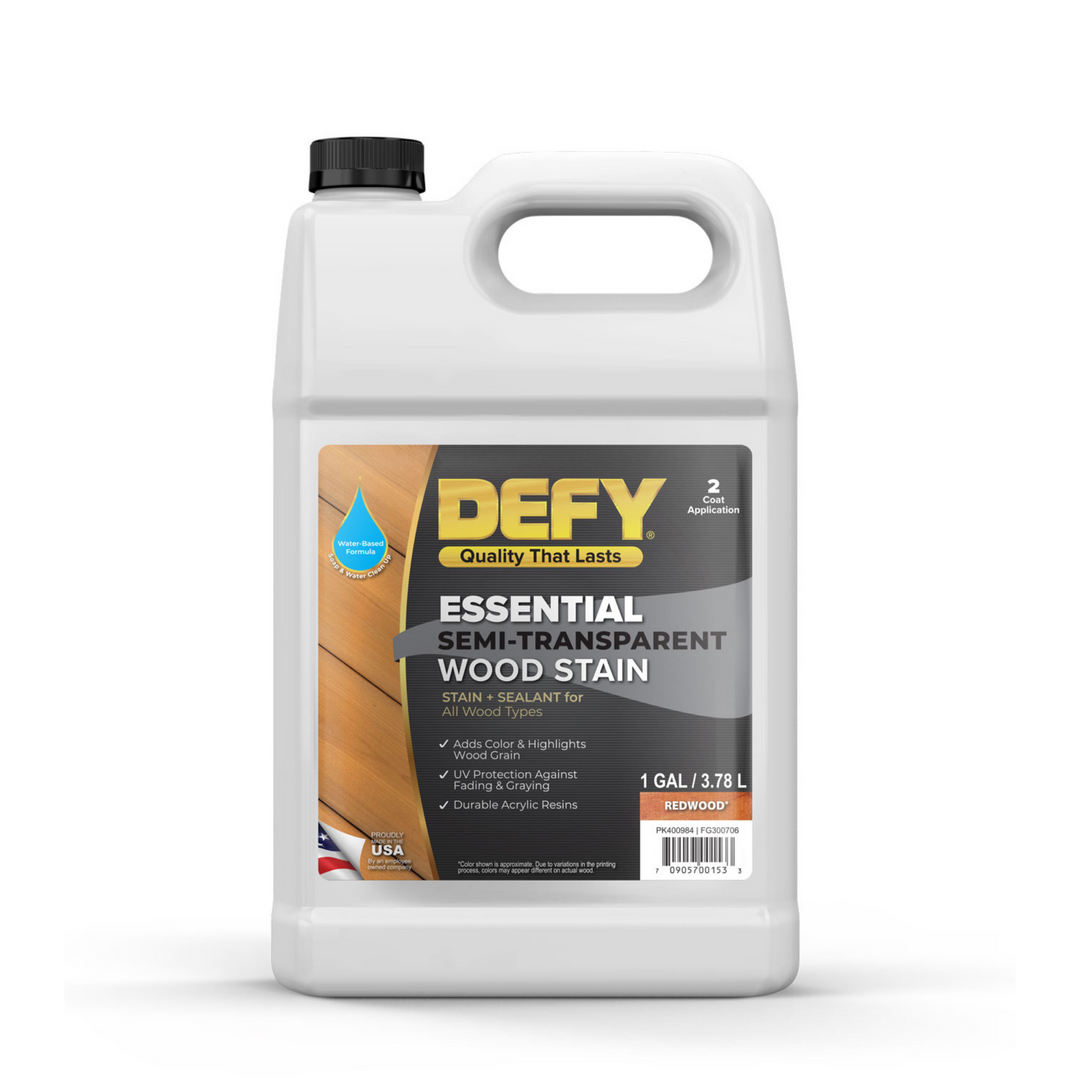 DEFY Essential Semi-Transparent Wood Stain