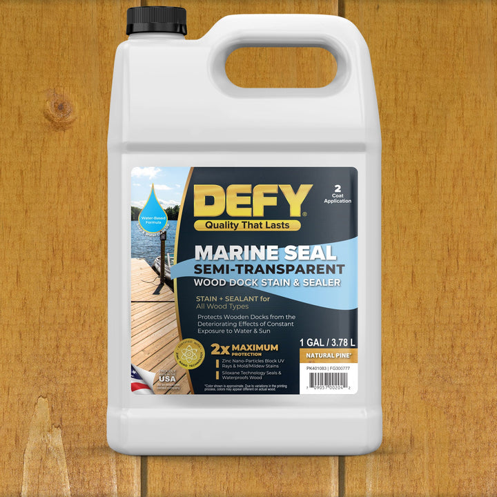 DEFY Marine Seal Semi-Transparent Wood Dock Stain