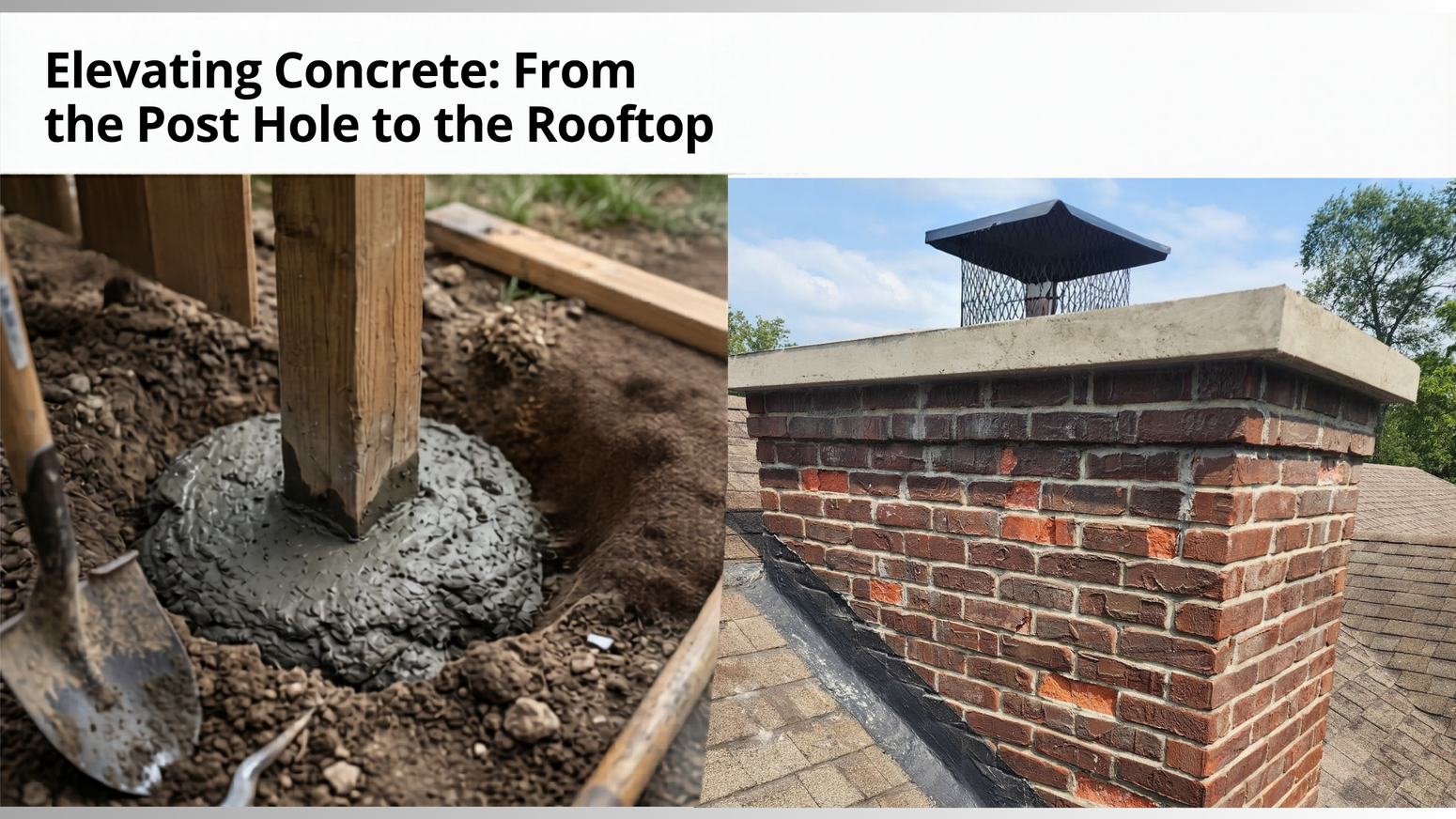 Elevating Concrete from the Post Hole to the Rooftop