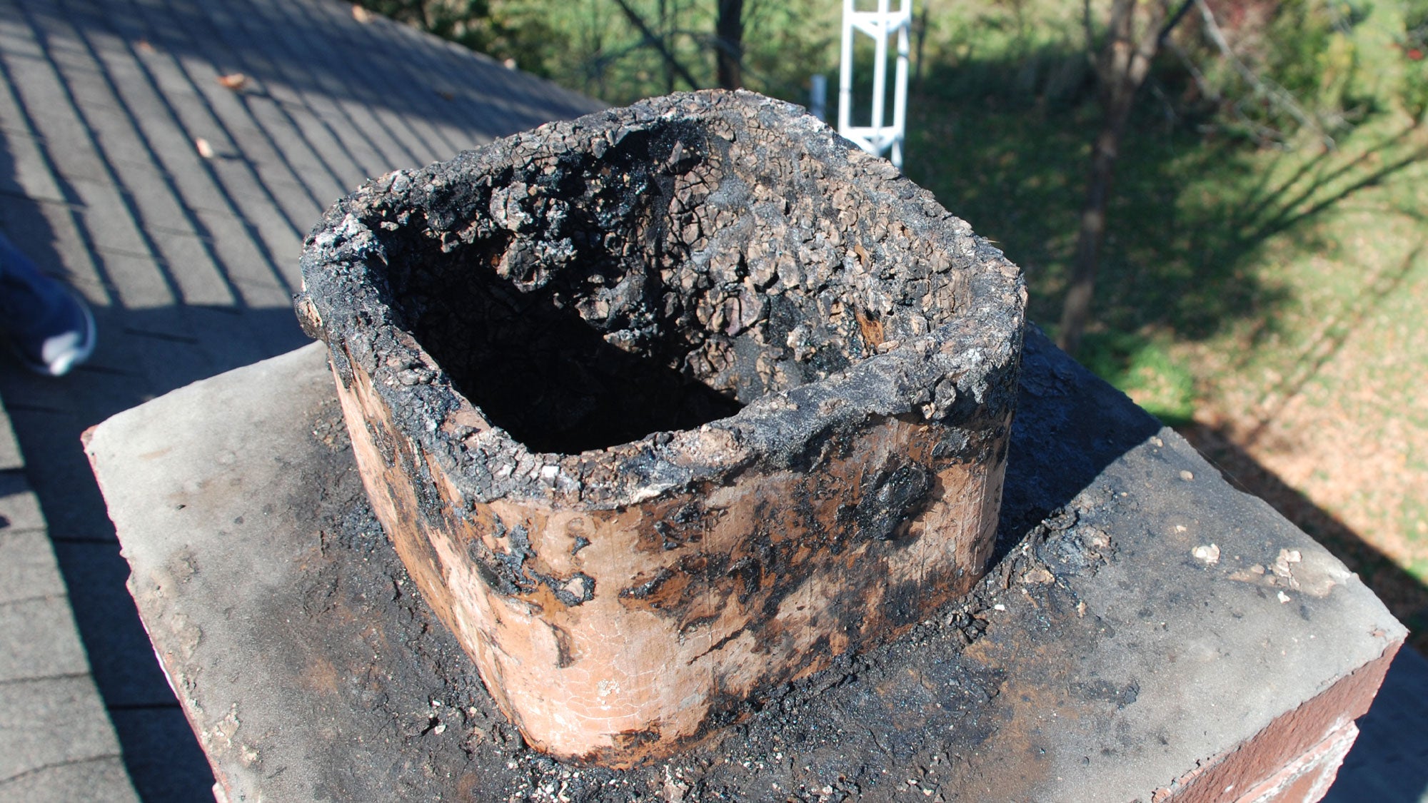Creosote removal and chimney draft improvement