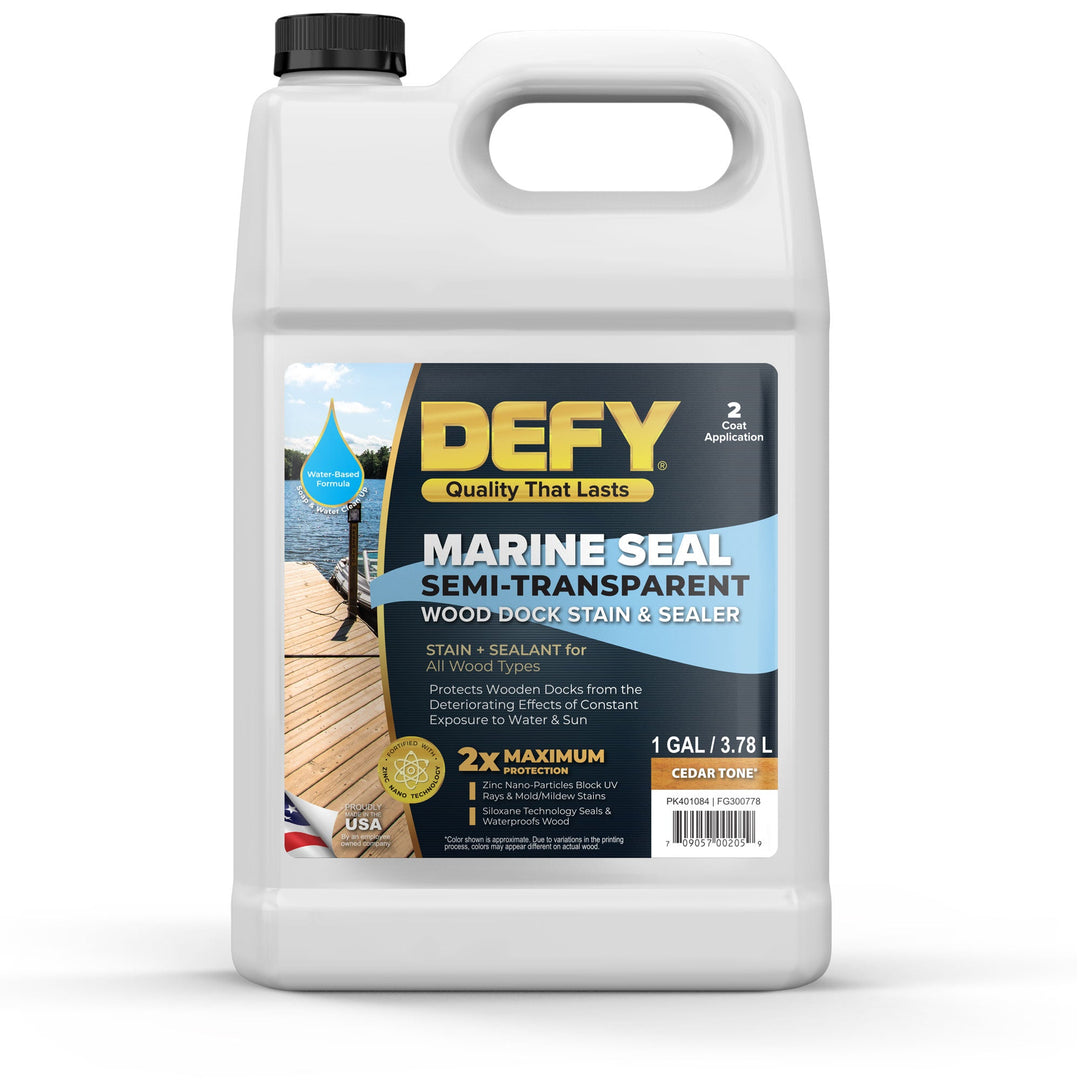 DEFY Marine Seal Semi-Transparent Wood Dock Stain