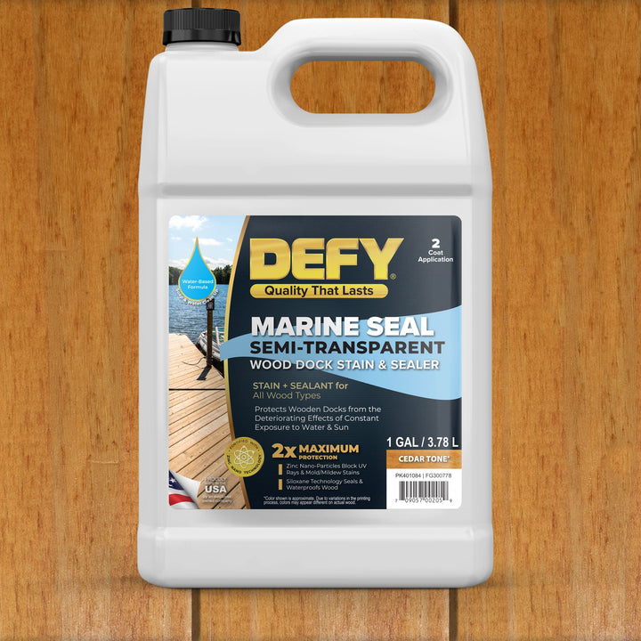 DEFY Marine Seal Semi-Transparent Wood Dock Stain